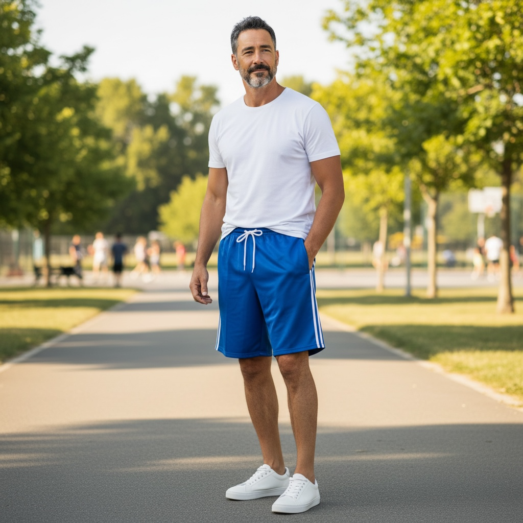 Men's Shorts For Active Lightweight Running Workout Gym, Hiking, Outdoor & Indoor Everyday Comfort Fit with Zip Pockets